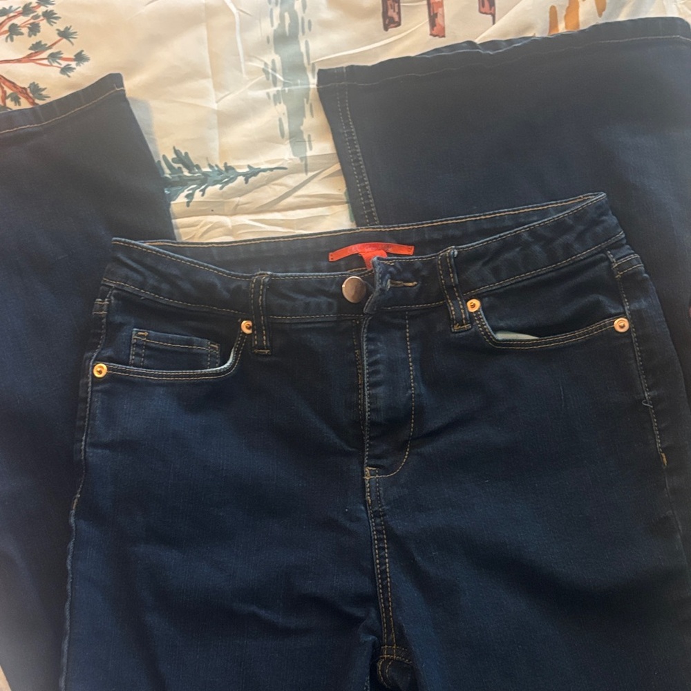 Chelsea & Violet Dark Blue Boot Cut Jeans